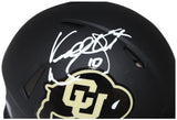 Kordell Stewart Signed Colorado Buffaloes Black Mini Helmet Beckett 40611