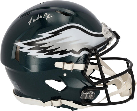 Randall Cunningham Philadelphia Eagles Signed Riddell Speed Authentic Helmet