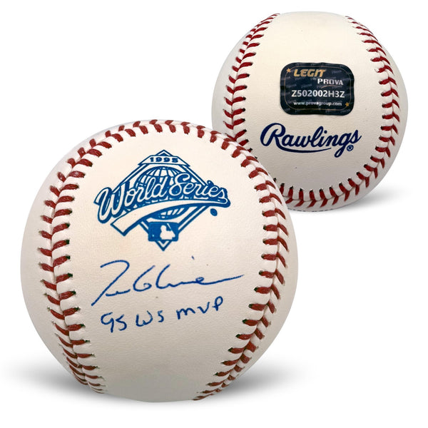 Tom Glavine Autographed Atlanta Braves 1995 World Series MVP Baseball PROVA