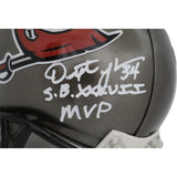 Dexter Jackson Signed Tampa Bay Buccaneers Mini Helmet TB VSR4 Insc JSA 46025