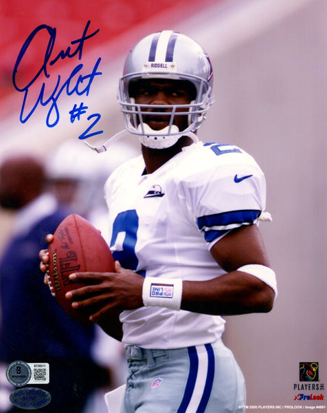 Anthony Wright Autographed Dallas Cowboys 8x10 Photo PL Beckett 56802