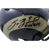 Sam Bradford Autographed St. Louis Rams TB Mini Helmet 2010 ROY Beckett W 55058