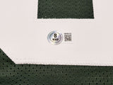 GREEN BAY PACKERS JORDAN LOVE AUTOGRAPHED GREEN JERSEY BECKETT WITNESS 232818