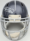 RYAN TANNEHILL AUTOGRAPHED TITANS BLUE SPEED MINI HELMET BECKETT QR 197223