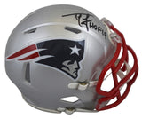 Patriots Ty Law "HOF 2019" Authentic Signed Speed Mini Helmet BAS Witnessed