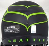 RUSSELL WILSON AUTOGRAPHED SIGNED SEAHAWKS ECLIPSE BLACK FULL SIZE HELMET 178956
