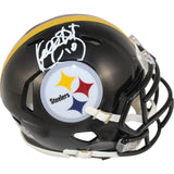 Kordell Stewart Autographed/Signed Pittsburgh Steelers Mini Helmet Beckett 50797
