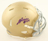 Jadarian Price Signed Notre Dame Fighting Irish Mini Helmet (JSA COA) Seahawk RB