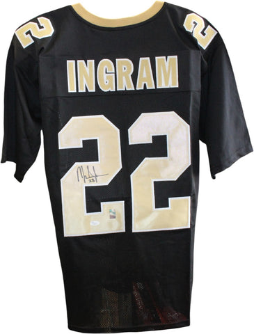 Mark Ingram II Autographed/Signed Pro Style Size XL Black Jersey JSA 59371