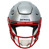 Christian Gonzalez Autographed N.E. Patriots SpeedFlex Authentic Helmet Beckett