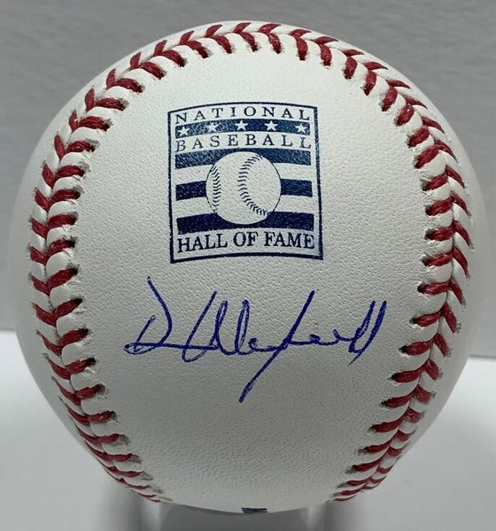 Padres DAVE WINFIELD Signed Official Hall of Fame Logo Baseball AUTO Yanke JSA