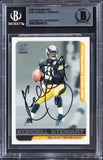Steelers Kordell Stewart Authentic Signed 2000 Paramount #191 Card BAS Slabbed
