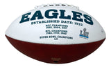 Brandon Graham Signed Philadelphia Eagles Logo Football JSA ITP