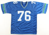 Steve Hutchinson Signed Seattle Seahawks Jersey Inscribed HOF '2020 (JSA)