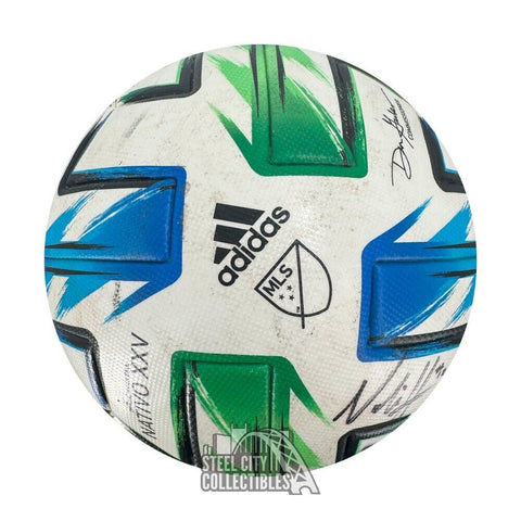2020 Houston Dynamo Auto Match Used Soccer Ball - BAS/Fanatics LOA (25 Sigs)