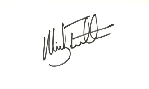 Mickey Tettleton Autographed Detroit Tigers Index Card Beckett 45353