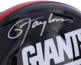 Lawrence Taylor New York Giants Autographed Riddell Throwback Speed Mini Helmet