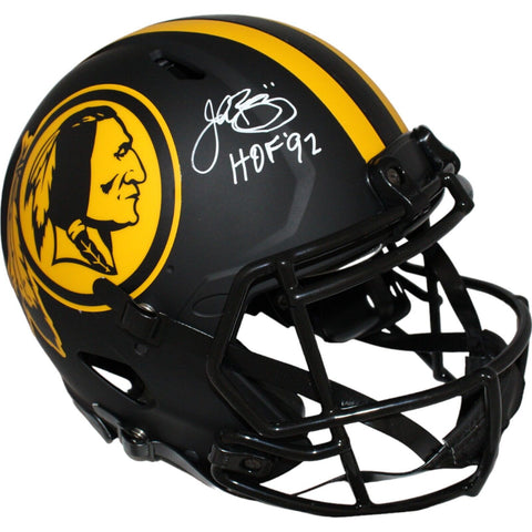 John Riggins Signed Washington Redskins Pro Eclipse Helmet BAS 42847
