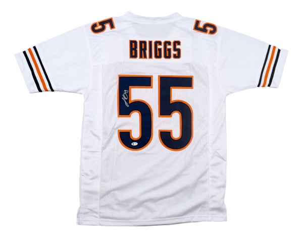 Lance Briggs Chicago Signed White Football Jersey BAS