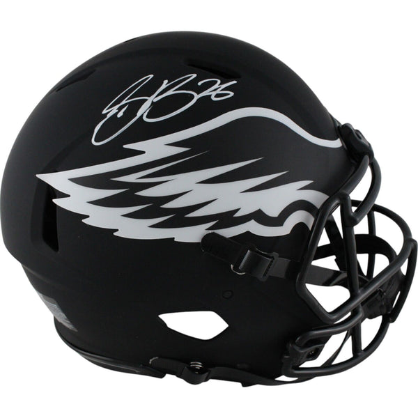 Saquon Barkley Autographed Philadelphia Eagles Pro Eclipse Helmet Beckett 49049
