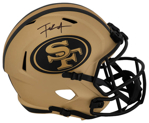 Frank Gore Signed 49ers RAVE Riddell Full Size Speed Replica Helmet - (SS COA)