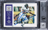 Ravens Ray Lewis Signed 2002 UD Piece of History #8 Card Auto 10! BAS Slabbed