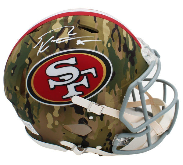 George Kittle Signed San Francisco 49ers Speed Authentic Camo NFL Helmet