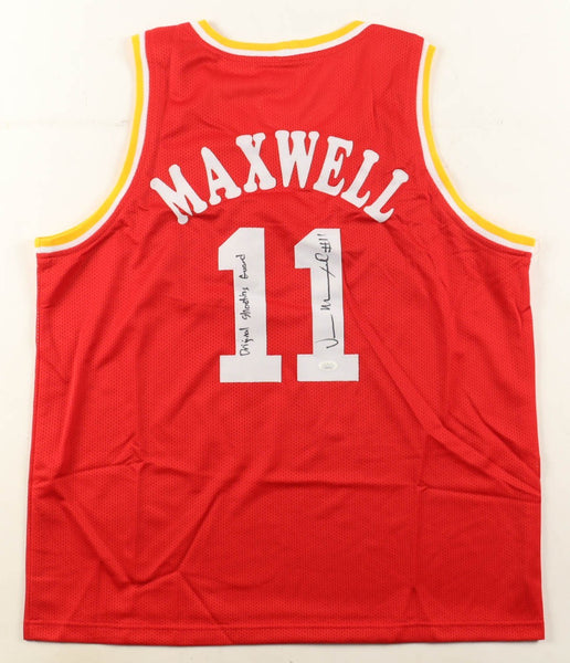 Vernon Maxwell Signed Houston Rockets Jersey "Original Shooting Guard" (JSA COA)