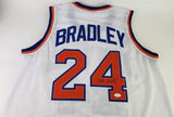 Bill Bradley Signed New York Knicks Jersey (JSA COA) 2xNBA Champion (1970, 1973)