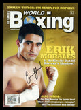 Erik Morales Autographed Signed World Boxing Magazine Beckett BAS QR #BK08785