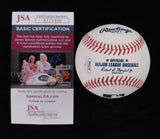 Jose Ramirez Signed OML Baseball (JSA COA) Cleveland Indians 2013-Present 3rd B