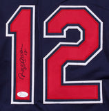 Roberto Alomar Signed Cleveland Indians Jersey (JSA COA) 12xAll-Star 1990-2001