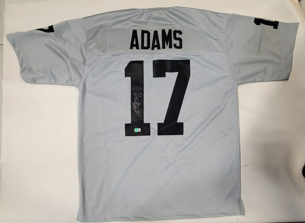 DAVANTE ADAMS SIGNED AUTOGRAPHED PRO STYLE XL CUSTOM JERSEY BECKETT QR