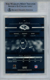 Ray Lewis Autographed 2002 Playoff Prestige #13 Trading Card Beckett Slab 43373