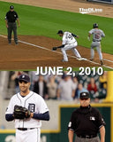 Armando Galarraga Signed Louisville Slugger Bat Inscribed 28 Up 28 Down / Tigers