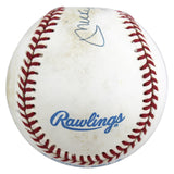 Yankees Mickey Mantle "No. 7" Authentic Signed Brown Oal Baseball UDA #UDM19344