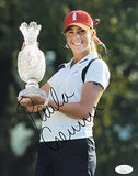 Paula Creamer Signed 8x10 Golf Photo JSA