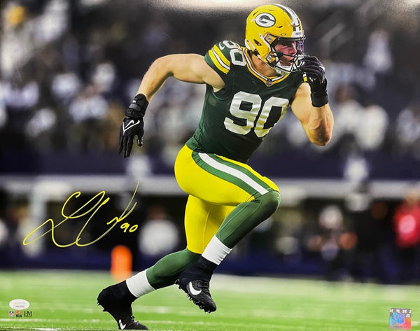 Packers 1st Round Pick LUKAS VAN NESS Signed 16x20 Photo #4 AUTO - JSA