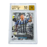 Cristiano Ronaldo & Pele Signed 2021 Topps Now Goal Record - BGS 9.5 AUTO 10