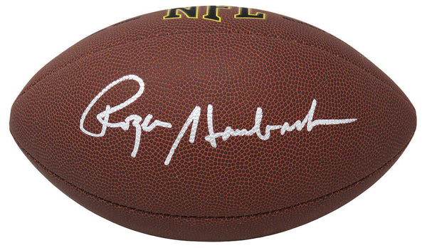 Roger Staubach COWBOYS Signed Wilson Super Grip Full Size NFL Football - SS COA