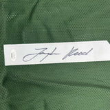 Autographed/Signed Jayden Reed Michigan State Green College Jersey JSA COA