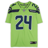 Marshawn Lynch Autographed Seahawks Green Limited Nike Jersey Fanatics