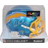 Dan Fouts Autographed San Diego Chargers Flash Mini Helmet HOF Beckett 53618