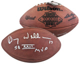 Doug Williams "SB XXII MVP" Signed Official SB XXII Logo Nfl Football BAS Wit