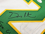 SEATTLE SUPERSONICS GARY PAYTON AUTOGRAPHED WHITE JERSEY "THE GLOVE" JSA 215727