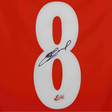 Steven Gerrard Signed Liverpool FC Home Soccer Jersey #8 with Beckett COA