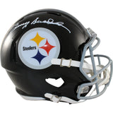 Terry Bradshaw Autographed Pittsburgh Steelers F/S TB Helmet Beckett WIT 58319