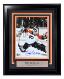 Ron Hextall Signed Framed 8x10 Philadelphia Flyers Save Photo BAS