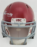 Jordan Addison Signed USC Trojans Mini Helmet (Beckett) Minnesota Vikings W.R.