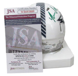 Nolan Smith Signed/Auto Salute To Service Mini Football Helmet Eagles JSA 193469